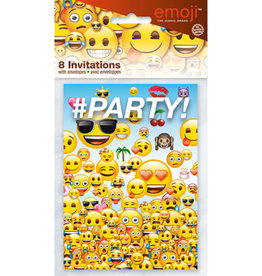 EMOJI INVITATIONS (8PK)