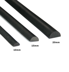 lunim EVA Half Round Foam Dowels - 20mm