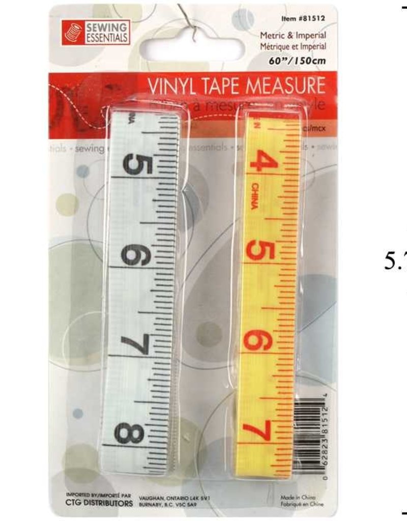 60" Vinyl Measuring Tape - 2 Pack