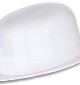 Plastic Derby Hat - White