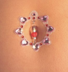 Pink Heart Belly Jewels