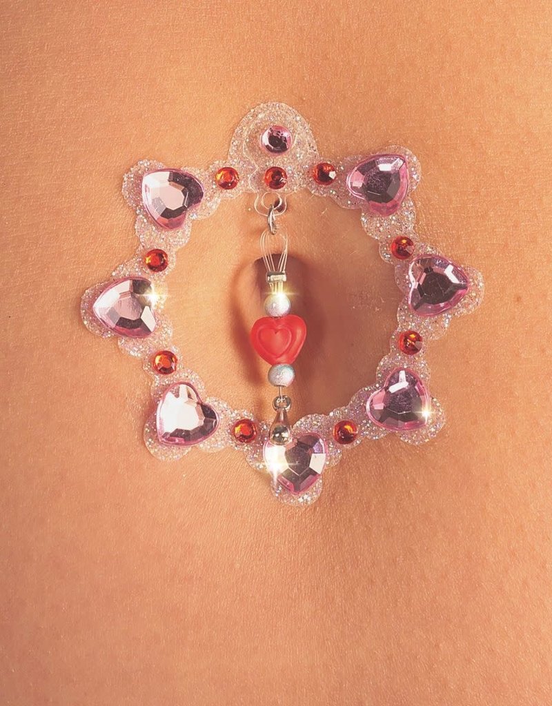 Pink Heart Belly Jewels