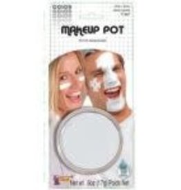 White Makeup Pot