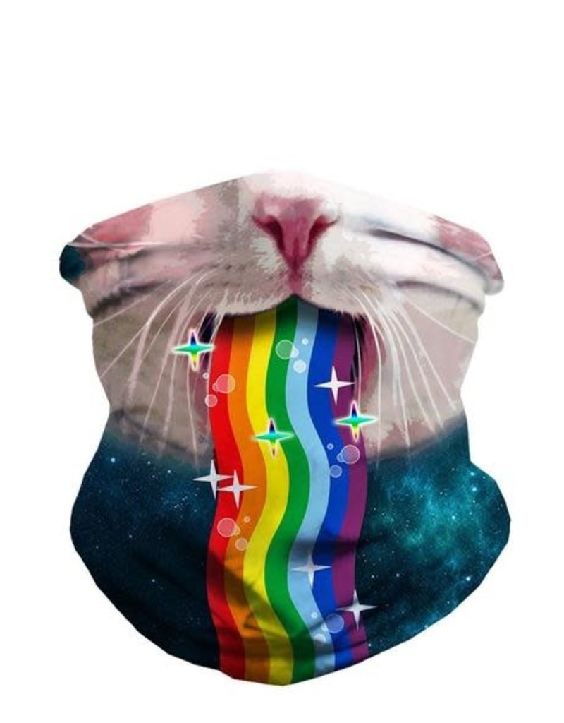 Rainbow Barf Cat Scarf