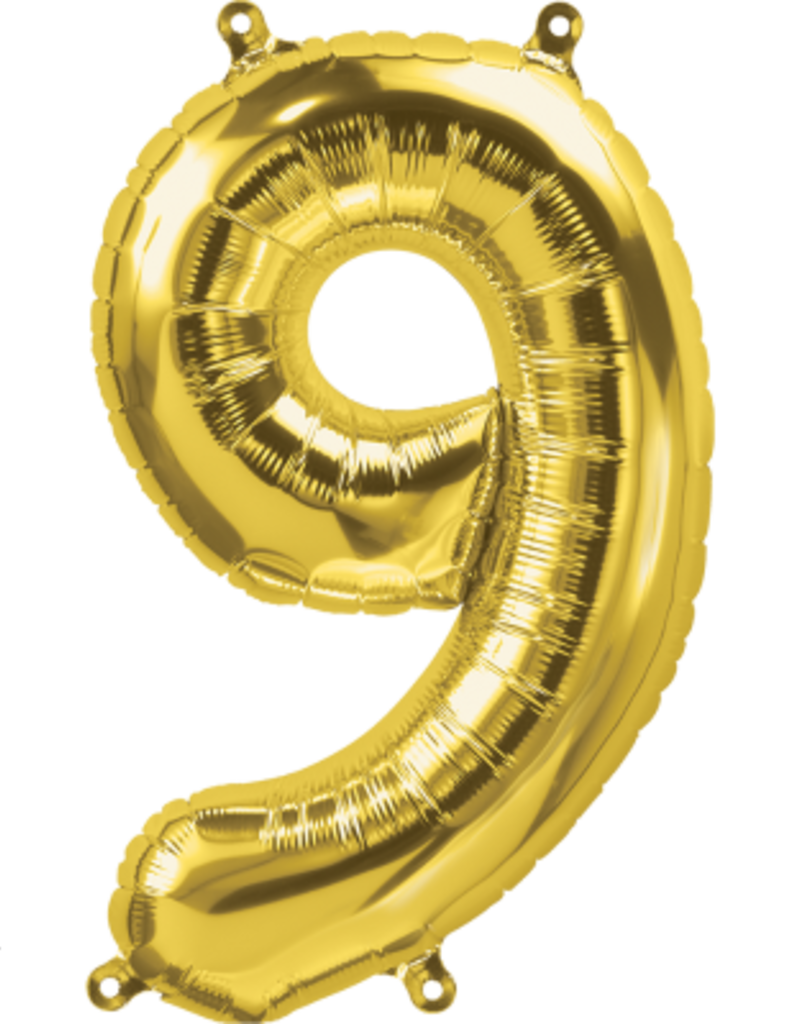 16" Air-Fill Number Nine - Gold
