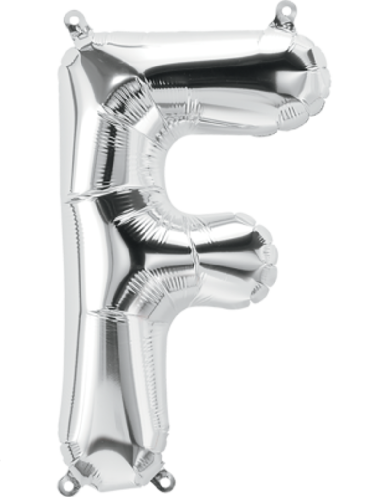 16" Air-Fill Letter F - Silver