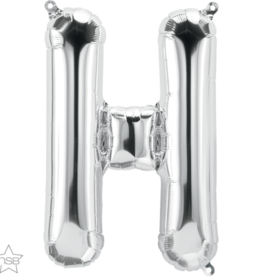 16" Air-Fill Letter H - Silver