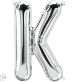 16" Air-Fill Letter K - Silver