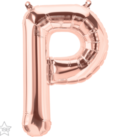 16" Air-Fill Letter P - Rose Gold