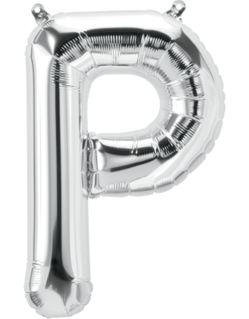 16" Air-Fill Letter P - Silver