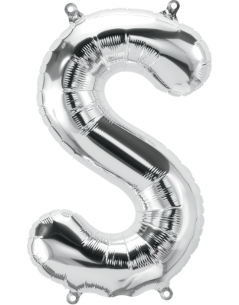 16" Air-Fill Letter S - Silver