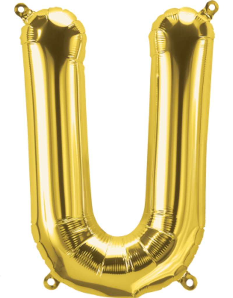 16" Air-Fill Letter U - Gold