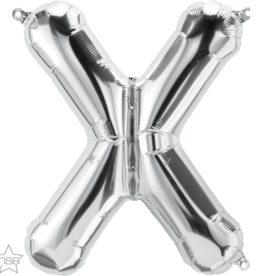 16" Air-Fill Letter X - Silver