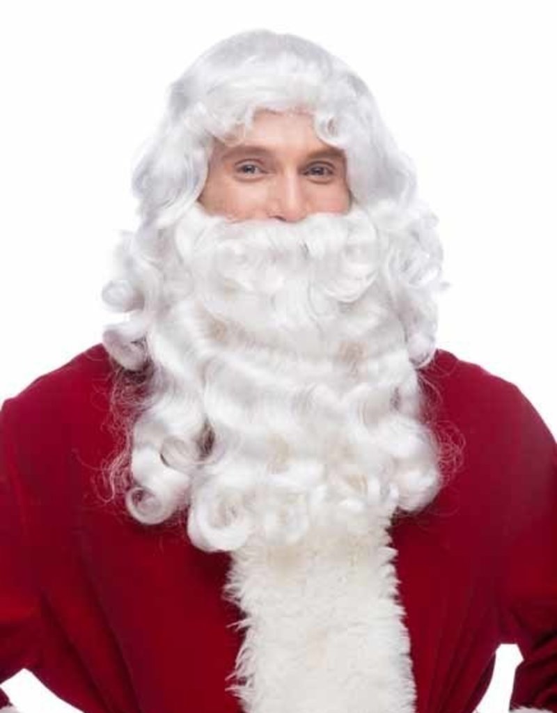 Sepia Santa Wig and Beard Set - Deluxe