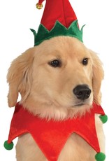 Dog Elf Hat with Bell and Collar - M/L