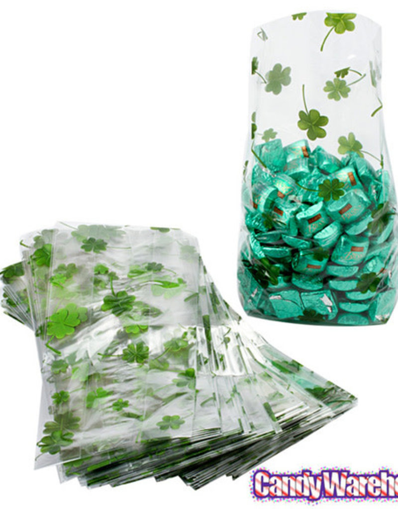 St. Patrick's Day Gift Bag Clear 25pc