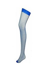 Fishnet Thigh High - Light Blue