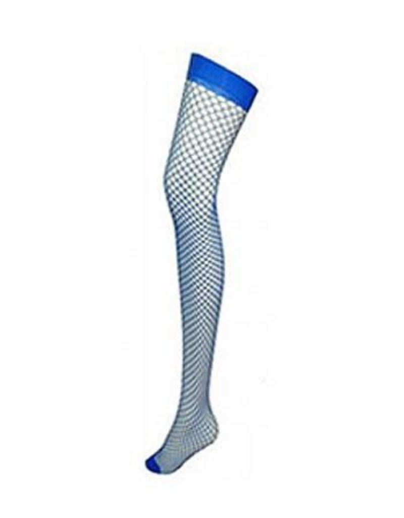 Fishnet Thigh High - Light Blue