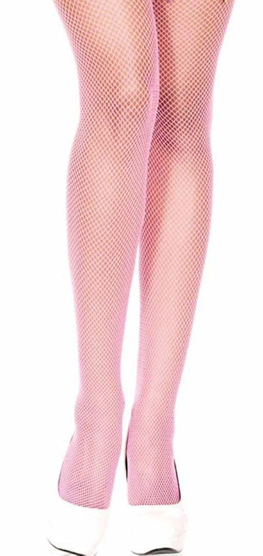 light pink fishnet tights