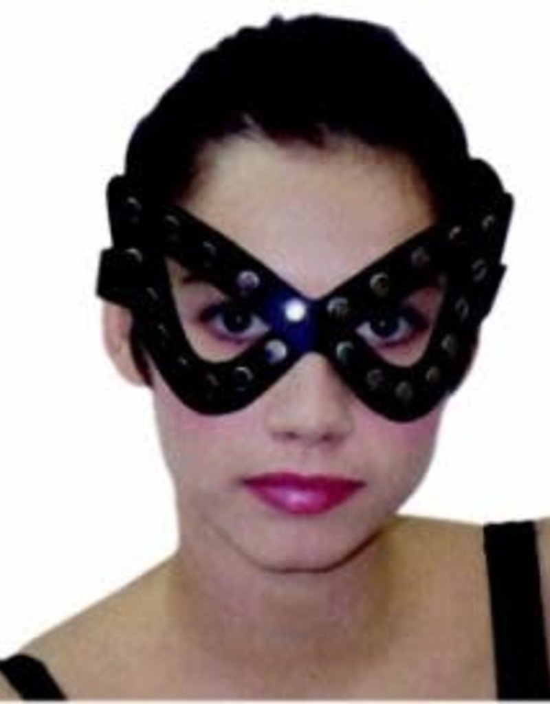 SKS Studded Masquerade Mask - Black