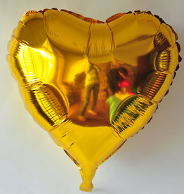 36" Gold Heart