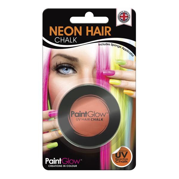 Neon UV Hair Chalk - Orange - Gags Unlimited Inc. Neon UV Hair Chalk - Orange - Gags Unlimited Inc.