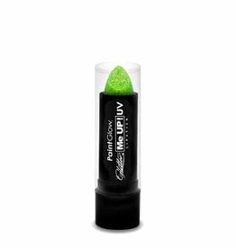 Neon UV Lipstick Mint Green Glitter