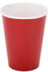 RUBY RED CUPS 9OZ (8PK)