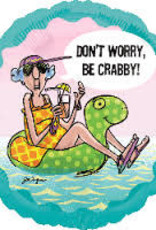 18" DON'T WORRY BE CRABBY (FLAT)