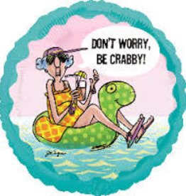 18" DON'T WORRY BE CRABBY  (FLAT)