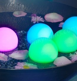 3" LIGHT UP FLOATING DECO BALLS W/ REMOVABLE STAKES