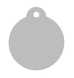 Aluminum Pet/charm Tag - Circle