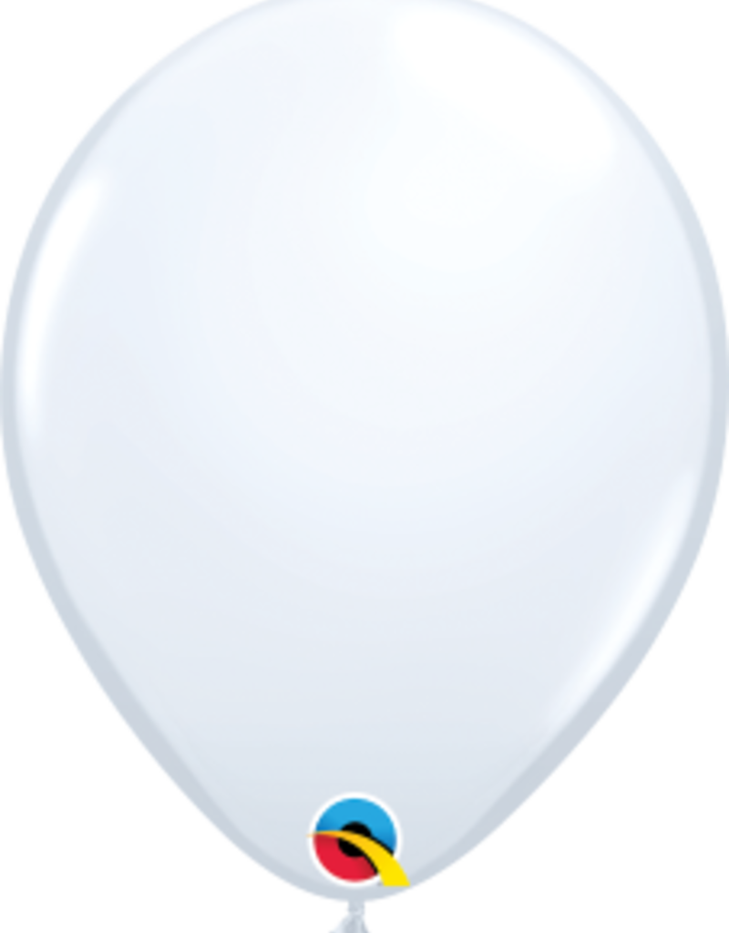 White Helium Balloons