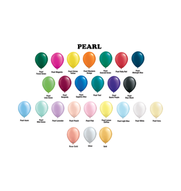 Qualatex 11" Pearl Balloons Flat Bulk