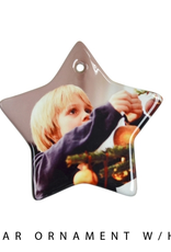 PERSONALIZED 3" Star Ornament W/Hole