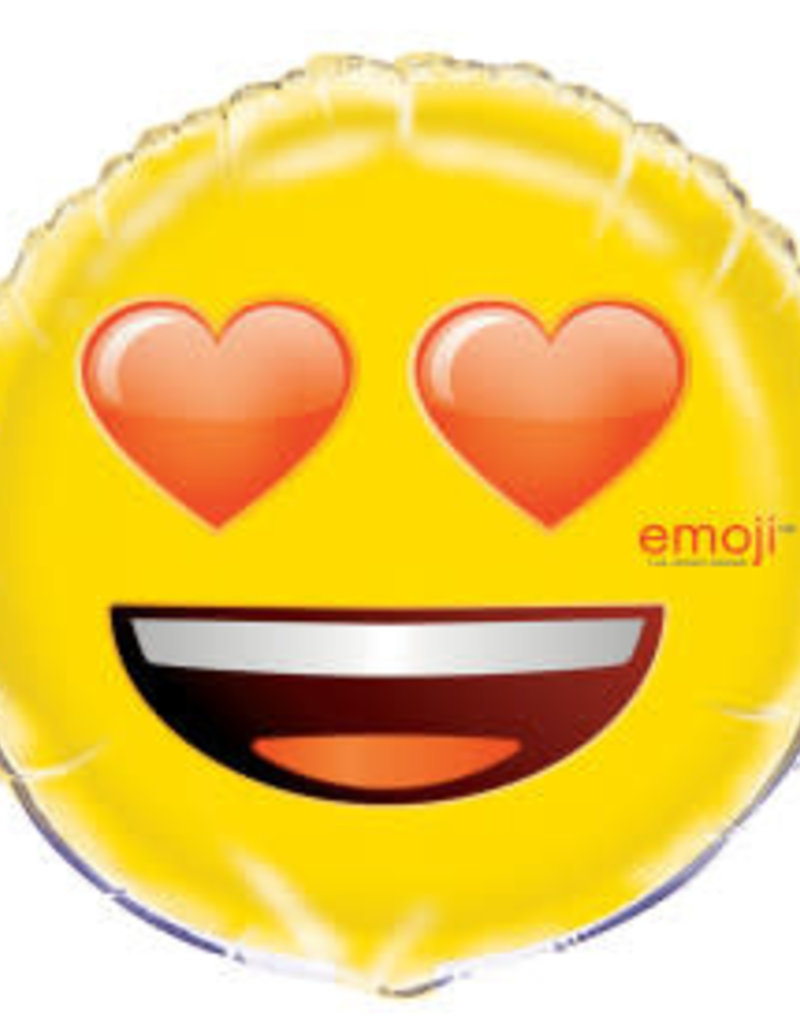 18" Heart Eyes Emoji