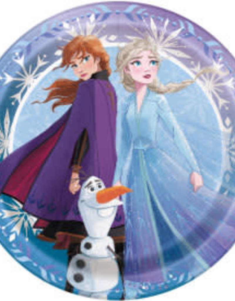 7" Frozen II Paper Plates - 8pc