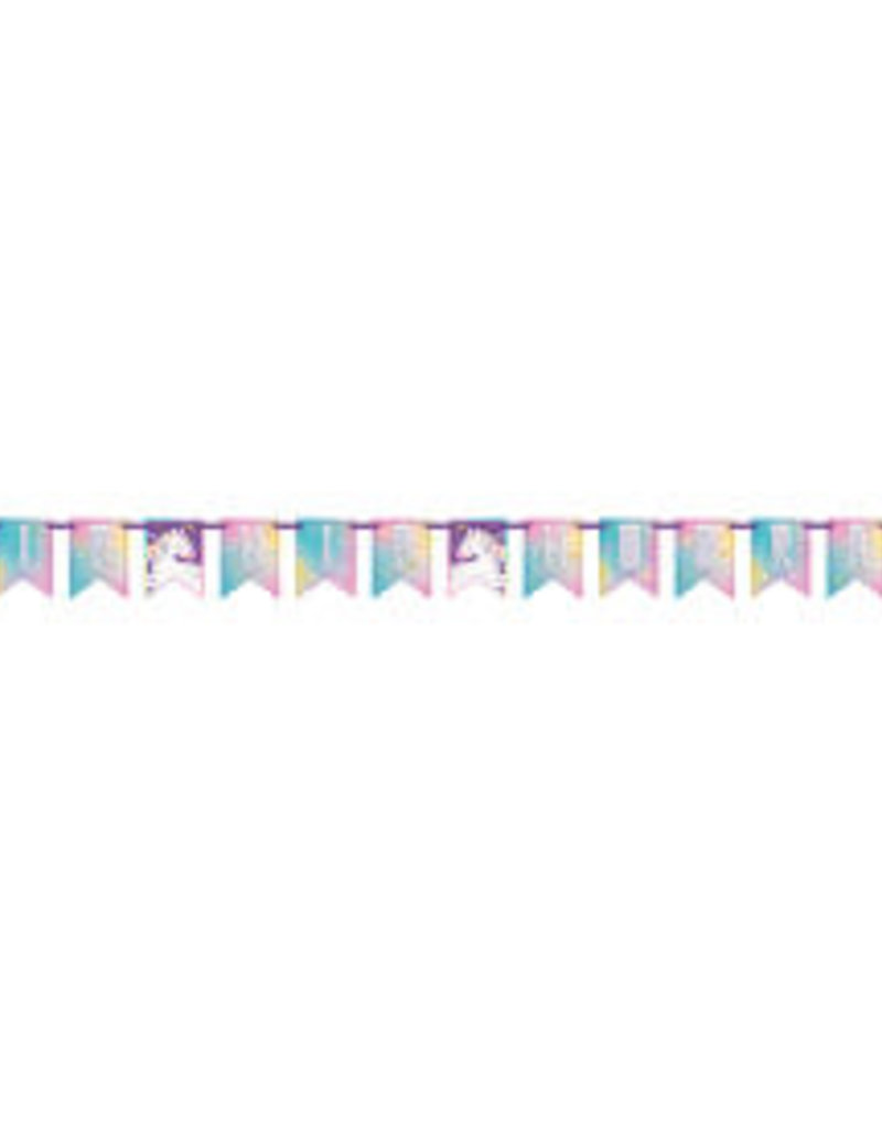 Unicorn Jointed Wall Banner-7ft