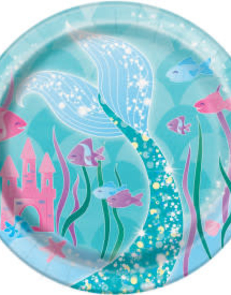 Mermaid 7" Dessert Plates