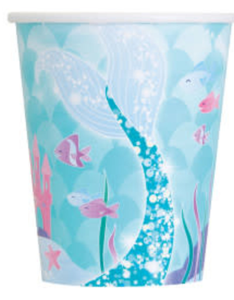 Mermaid Paper Cups - 9oz