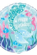 Mermaid Foil Balloon 18"