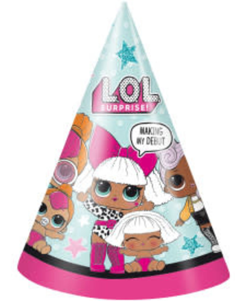 L.O.L. Surprise! Party Hats - 8ct