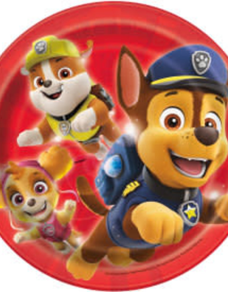 7" Paw Patrol Paper Plates - 8pc