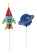 Outer Space Birthday Candles