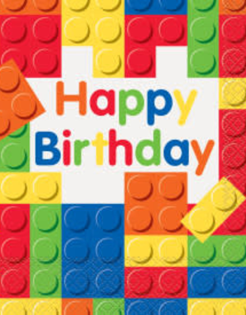 Lego Birthday Luncheon Napkins