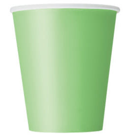 Baby Yoda/Lime Green Paper Cups - 9oz