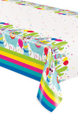 Llama Birthday Table Cover