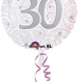 Qualatex 18" 30th Anniversary (FLAT)