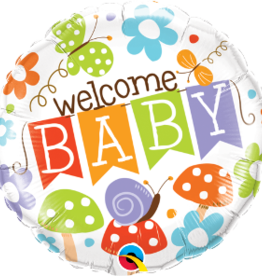 Qualatex Gender Neutral Welcome Baby 18" (FLAT)