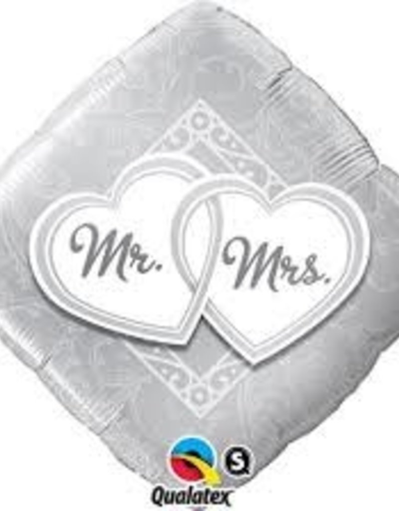 Qualatex 18" Mr. and Mrs. (FLAT)